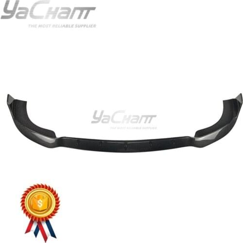 Dry Carbon Fiber Front Lip Fit For 2019-2020 MB AMG GT50 4D Coupe BBS Style Front Bumper Lip Diffuser DCF