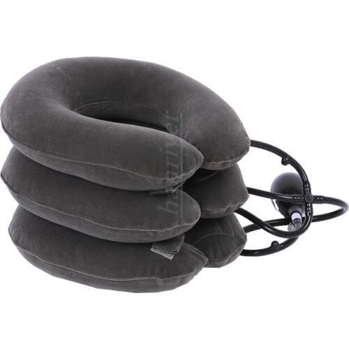 Neck Tractor Inflatable Air Cervical Traction Device Support Collar Vertebra Orthopedics Massage Relaxation Brace