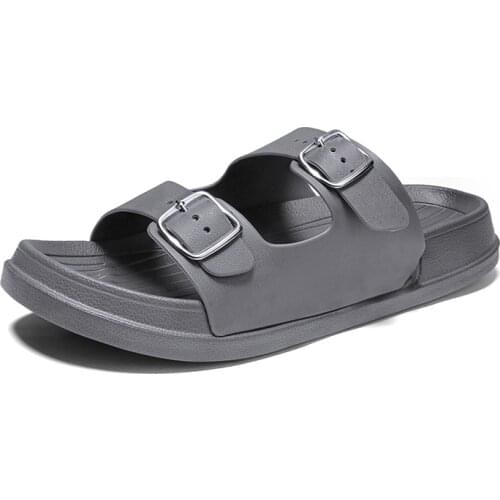 2021 New Casual Shoes Men Flip Flops Men High Quality Slippers Fashion Slides Non-slip Flat Footwear Thick Soles Zapatos Hombre