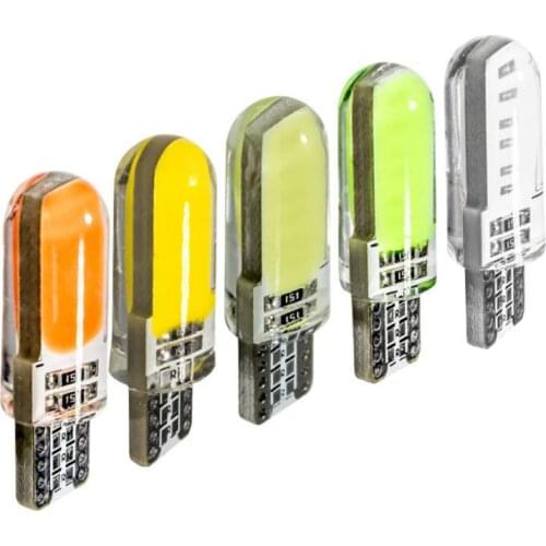 LED T10 Wedge Light license Plate Lamp Fog Lamp COB High Power plastic Lamp 12 core Ultra High Brightness Reading Lamps