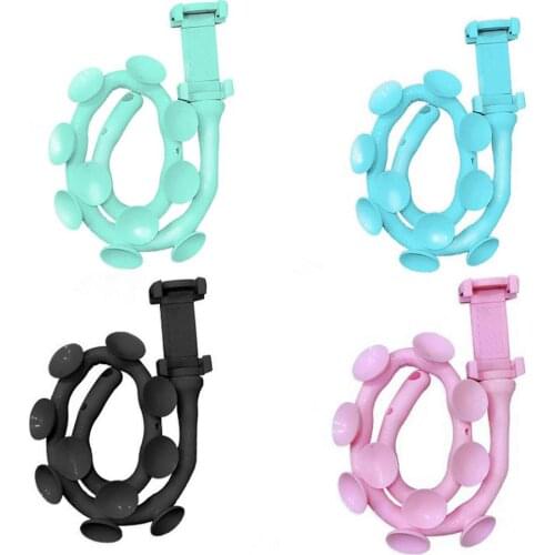 Universal Flexible Mobile Phone Holder Caterpillar Lazy Bracket Suction Cup Stand For Wall Desk Bicycle For Huawei iPhone Xiaomi