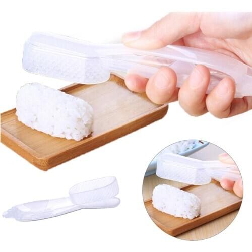 Japanese Hand Holding Sushi Warship Rice Ball Mold Non Stick Press Bento Tool