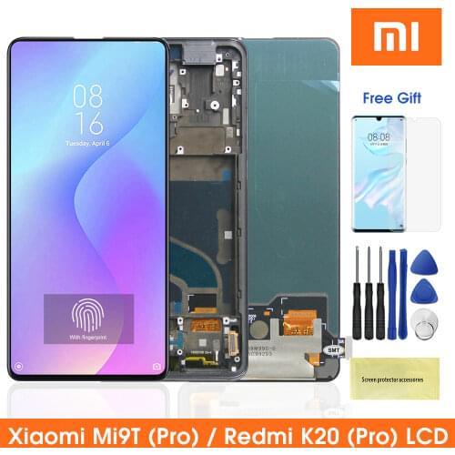 6.39" Super Amoled Mi9T LCD For Xiaomi Mi 9T Pro Lcd Display Touch Screen Digitizer Assembly For Redmi K20 Pro RedmiK20 Screen