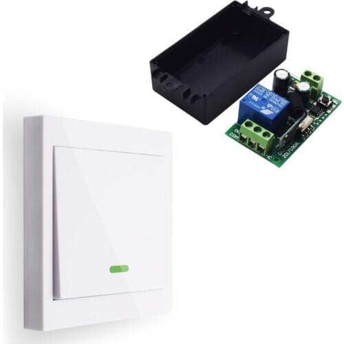 433 MHz AC 85V 110V 220V 1CH 2CH 3CH Wireless Remote Control Receiver Relay Switch Module LED Light Lamp Controller 433.92 MHz