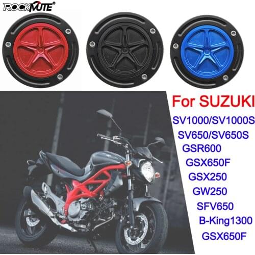 Motorcycle Accessories CNC Gas Fuel Tank Cap Cove For SUZUKI SV650 SV650S SV1000 SV1000S GSR600 GSR750 GSX650F GSX250 GW250