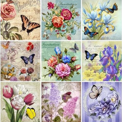 5D DIY Diamond Painting New Product Animal Butterfly Cross Stitch Kit Full Diamond Embroidery Mosaic Rhinestone Picture Gift