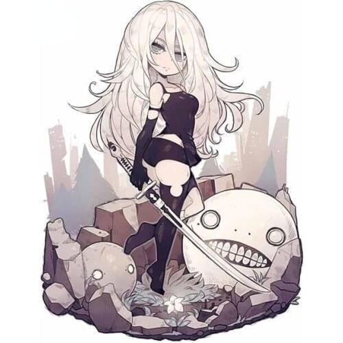 13cm x 9.9cm for Anime Killer Car Stickers Windshield Decal Personality Surfboard Fold GTR EVO SX Car Assessoires