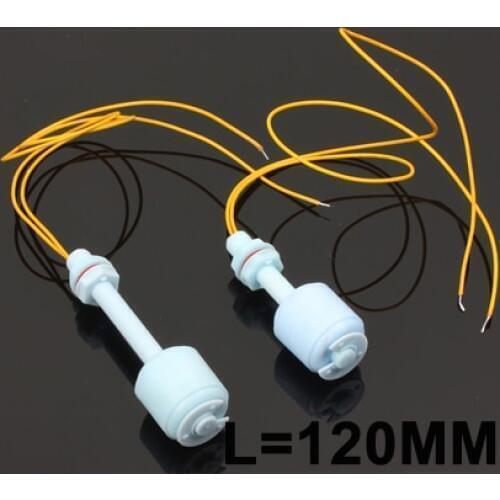 Free Shipping 30pcs 120mm Water Level Switch Liquid Level Sensor Liquid PP Plastic Ball Float Switch Quality water level sensor