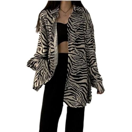 Print Blouse Shirt Japanese Streetwear Blusas Cardigan Long Sleeve Oversized Tops Women Men Clothes Blusas