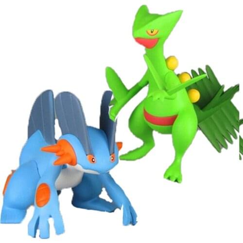 Anime Pokemon Sceptile Swampert Figure model creative doll office decoration DIY gifts toy Ornaments