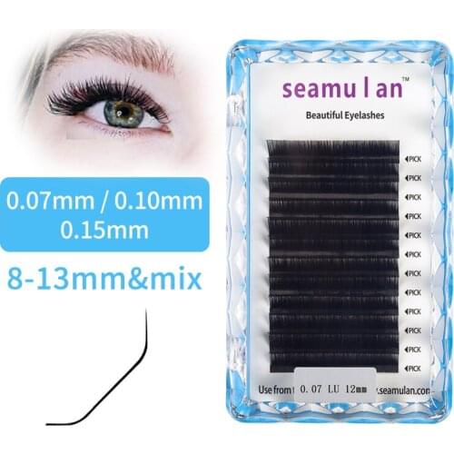 Seamulan individual eyelashes Mink Lashes Eyelashes Extension 3D Mink lashes maquiagem make up faux cils makeup for beauty