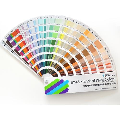 JPMA2015, Japan paint industry association color card -H version, MUNSELL color card included 624 commonly used color