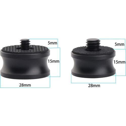Camera Tripod Screw Adapter 2 PCS Pack, 1/4-20 (Female) to 3/8-16(Male) + 3/8-16(Female) to 1/4-20(Male) Screw Pack, Aluminium B