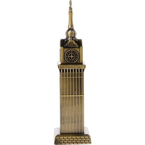 Mecca Clock Statue Collectible Souvenir Architecture Model Ornament