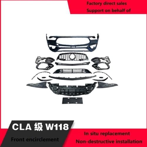 Suitable For 20 Mercedes-Benz CLA118 Front Bumper Assembly Modification