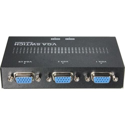 Hot-2 In 1 Out VGA VGA 2 PORTE a monitor two sources MANUAL SWITCH SPLITTER