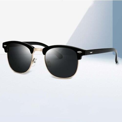 Polarized Sunglasses Men Women Brand Design Eye Sun Glasses Women Semi Rimless Classic Men Sunglasses Oculos De Sol UV400