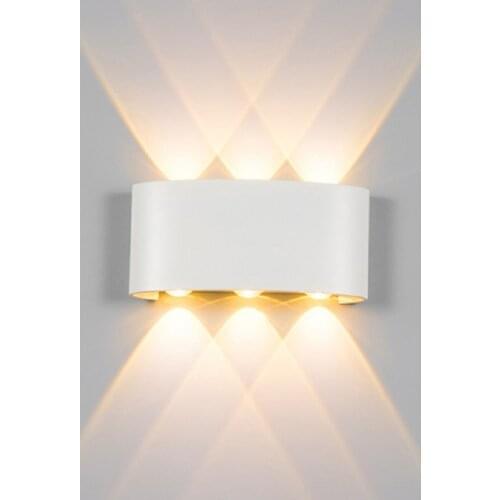 LED Wall Lights 2W 4W 6W 8W Interior Lighting Aluminum Modern Sconce Lamp Indoor Wall Lamp IP65 Waterproof Bedroom Bedside Lamp