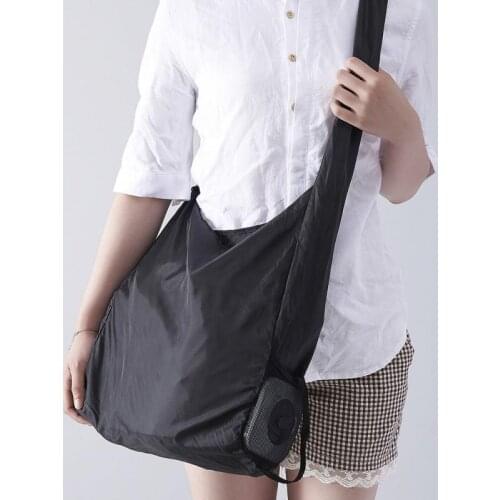 Unisex Portable Folding Shopping Bag Large-capacity Nylon Storage Box Shopping Helper Rotary sac a main man women shoulder bags