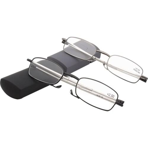 High Quality Metal Folding Reading Glasses With Cases