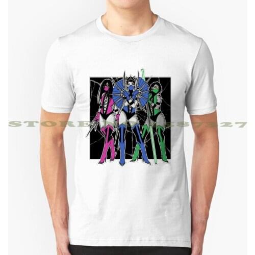 Femme Fatality Summer Funny T Shirt For Men Women Mortal Kombat Kitana Jade Mileena Mortal Kombat Girls Bad Es Mortal Kombat