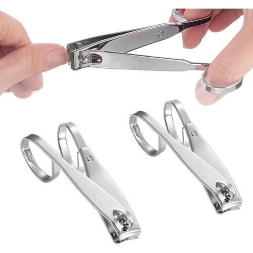 1pc Portable Nail Clipper Cutter Curved Nail Trimmer Manicure Pedicure Care Edge Scissor Manicure Tool Nail Clipper Beauty Tool