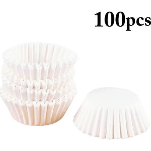 100pcs/lot Anti-oil Paper Cupcake Wrapper Liner Baking Cup Paper Cake Cup DIY Baking Fondant Cupcake Cup for Kitchen Cake Tools