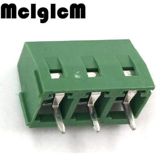 20pcs KF127 3P 5.0MM 300V 10A 5.0mm pitch connector pcb screw terminal block connector 3pin