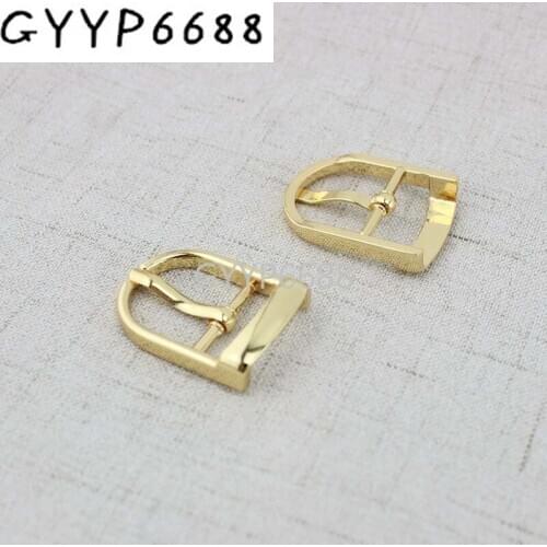 4pcs 200pcs 20mm adjusting squared pin buckle brass metal belt buckle for DIY dog collars bags purse belt accessories