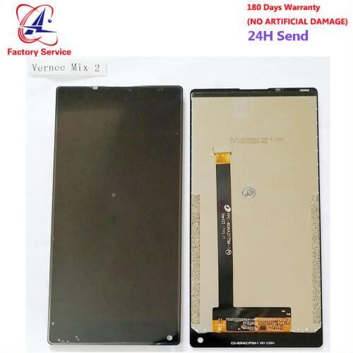 6.0 inch For 100% Original Vernee Mix 2 LCD Display + Touch Screen Digitizer Assembly Replacement For Vernee Mix 2 Phone LCD