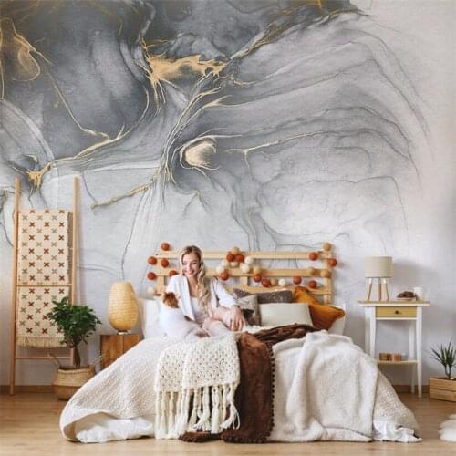 Beibehang custom Nordic abstract graffiti beautiful light luxury wallpapers for living room sofa TV background 3D wall covering