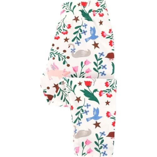 BAMBINO 2021 New Year Animal Print Leggings for Girls Fashionable Kids Leggings Childrens Wear Pants for Baby Skinny Clothes