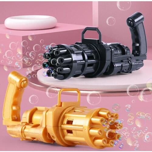Childrens Toy Electric Bubble Gun Two-in-one Bubble Machine with Soapy Water Bubble Blower Suitable for Childrens Outdoor Toys
