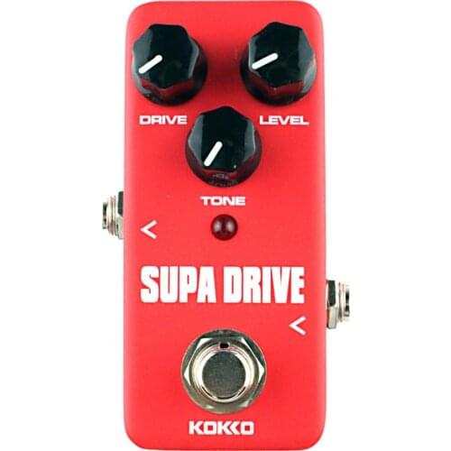 Guitar Effector Monoblock Portable Aluminium Warm Clean Overdrive Effect Sound Processor Performance Effecto for Blues Lovers