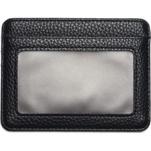 ISKYBOB 1PC Mens PU Leather Wallet Front Pocket Slim Mini Credit Card ID Holder Purse Free Shipping