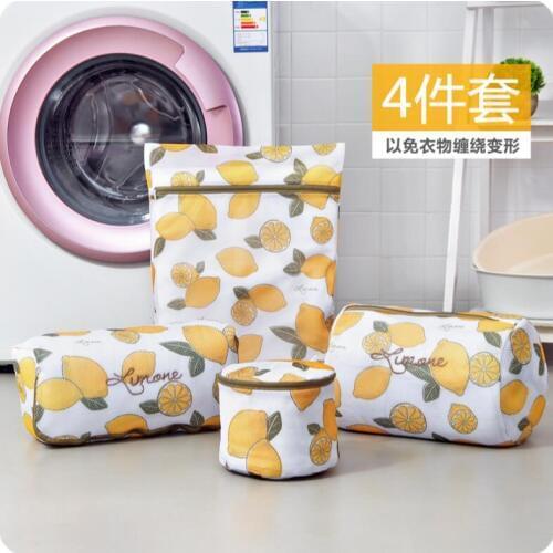 Household Wash Care Bag Set 4 PCS/Lot Laundry Bags For Washing Machines Bra Underwear Mesh Laundry Bag Washing Bags For Clothes