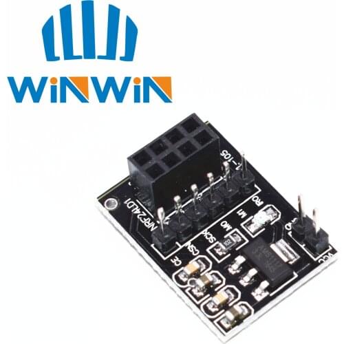 A42 New Socket Adapter plate Board for 8Pin NRF24L01 Wireless Transceive module 51