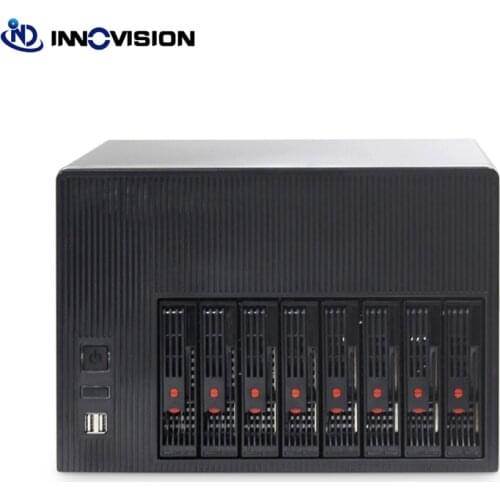 2021 New 8 HDD hot swap NAS IPFS Server chassis max support M-ATX(9.6"*9.6") and below motherboard for cloud date storage