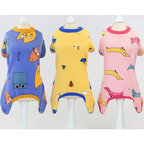Pet Clothes French Bull Dog Puppy Dog Costume Pet Pajamas Chihuahua Pug Pets Dogs Clothing for Small Medium Autumn Clothing