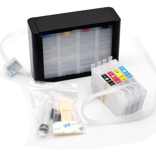 Empty 802 802XL Ciss Ink System For Epson Workforce Pro EC-4020 EC-4030 EC-4040 No Chip