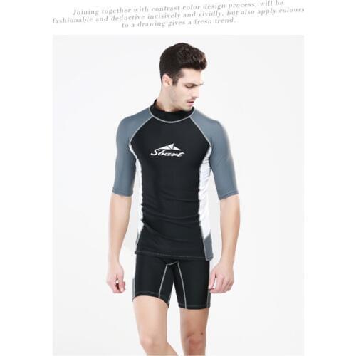 SBART Lycra fabric Diving Suits diveskin Sun Protection Clothing unti-uv Swimwear Snorkeling Surf rush gards body suits wet suit