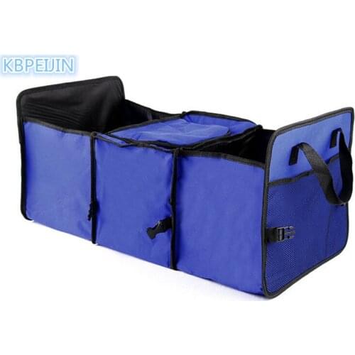 Car styling Storage Basket Trunk Food Stowing Tidying Folding Bag for Dodge charger journey challenger caliber ram accessories