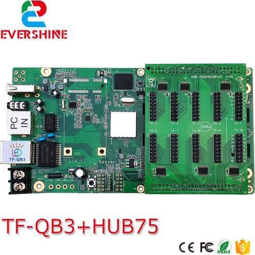 TF series Full color controller card TF-QB3 indoor and outdoor led board contoller for P3,P4, P5, P6, P7.62, P8, P10