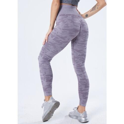 SALSPOR Women Yoga Pants Seamless Camouflage Fitness Trainning Leggings Sport Gym Joggings Running Sportwear Stretchy Leggings