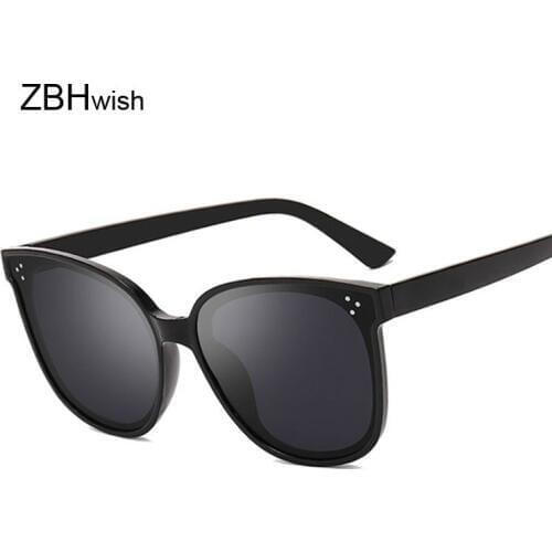 New Black Square Sunglasses Women Brand Designer Retro Mirror Fashion Sun Glasses Female Vintage Shades Lunette De Soleil Femme