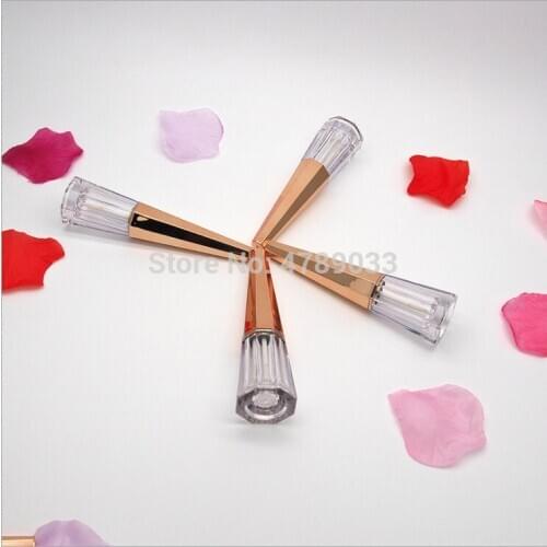 10/30pcs 3ml Creative Empty Lip Gloss Tube Clear Lip Balm Bottle Container,Professional Makeup Liquid Lipstick Refillable Bottle