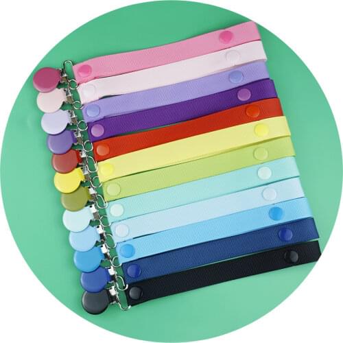 10pcs/lot Solid Baby Girl/Boy Round Metal Pacifier Clip Child soother Chain Baby Infant Dummy Holder Chupetas Teether Clip