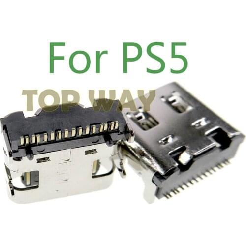 20PCS OEM For PlayStation 5 Dualshock Wireless PS5 Console Micro USB Charging Port Plug Power Connector Type-C Charger Socket