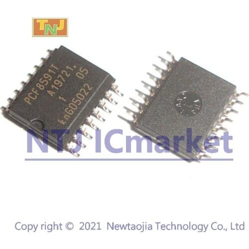 5 PCS PCF8591T SOP-16 PCF8591 8-bit A/D and D/A converter IC CHIP