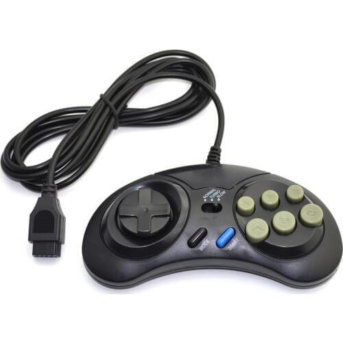 50 PCS For SEGA Genesis Game controller handle Gamepad for SEGA MD Game Bring turbo and slow function 16 bit